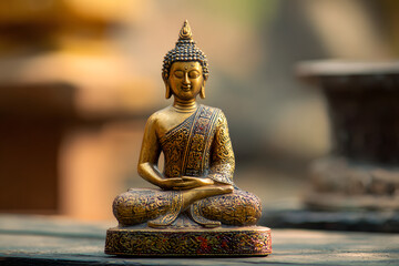 Lord buddha statue. idol in buddhism