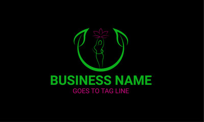 Aesthetic health and wellness business logo for your business
