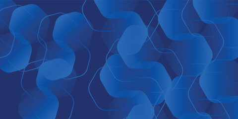 Modern abstract blue background with glowing geometric lines modern