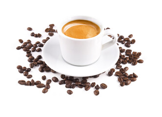 Coffee Cup Isolated on White Background