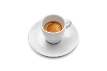 Coffee Cup Isolated on White Background