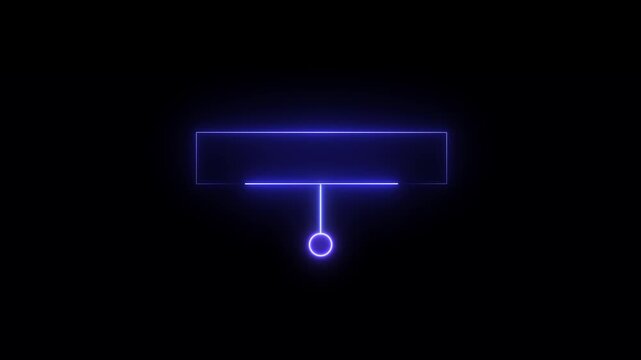Animated glowing callout elements and HUD graphics. Neon callout elements designed for text highlighting and user interface projects.
