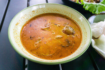 Delicious Indonesian chicken curry with a creamy sauce, tender chicken, and fresh vegetables. A perfect dish for a cozy meal