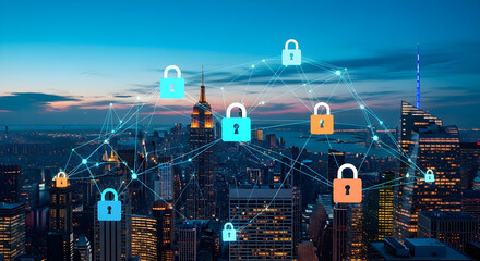 Secure Your City Network Data Protection Cyber Security Safeguard