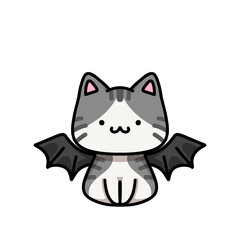 [Halloween Edition] Bat - Tabby cat