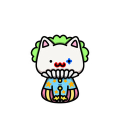 [Halloween Edition] Crown - White cat