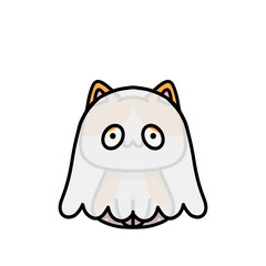 [Halloween Edition] Ghost - Ginger cat