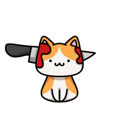 [Halloween Edition] Kitchen - Ginger cat