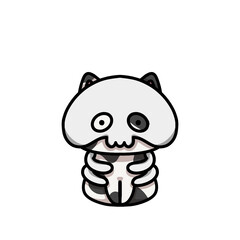 [Halloween Edition] Skeleton - Cow cat