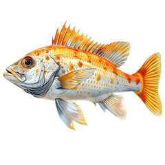 Vibrant ornamental fish with flowing fins high resolution picture