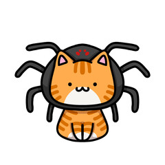 [Halloween Edition] Spider - Ginger cat