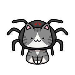 [Halloween Edition] Spider - Tabby cat