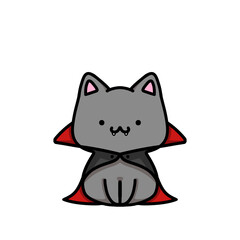 [Halloween Edition] Vampire - Russian Blue cat