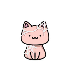 [Halloween Edition] Web - Sphinx cat