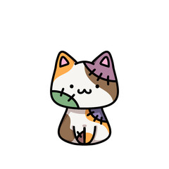 [Halloween Edition] Zombie - Calico cat