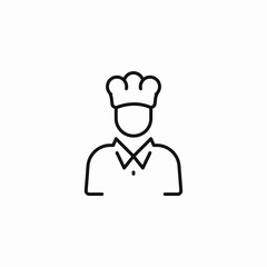chef cook hat  icon sign vector