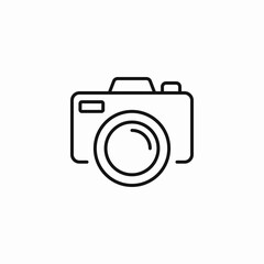 digital photo camera icon sign vector