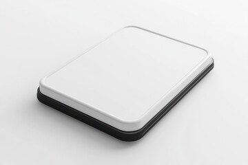 Fototapeta premium White and black box product shot for online store display