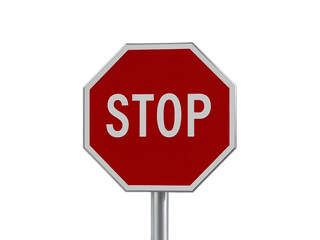 stop sign isolated on transparent background, traffic
sign