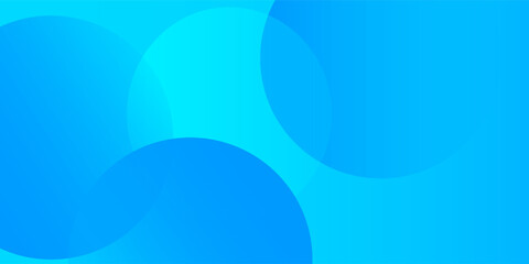 Abstract background blue with dynamic circle shape elements art modern simple