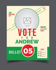 Poster Design Election Poster Design Template