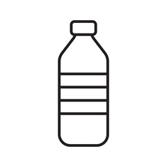 Plastic Water Bottle Outline