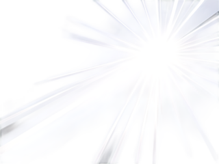 Bright white starburst explosion of light emanating from a central point against a dark background