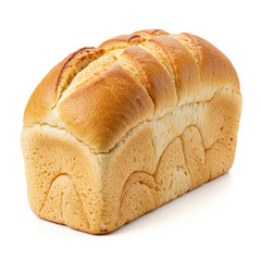 Whole Bread Loaf On Clean White Studio Background