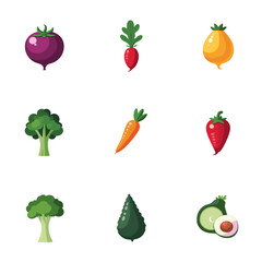 vegetables and fruits