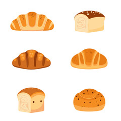 set of bread