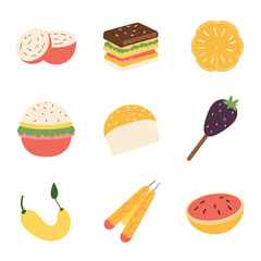 fast food icons