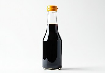 Elevate your culinary creations with this bottle of flavorful soy sauce, perfect for adding a rich umami taste to Asian-inspired dishes and marinades on a clean bright surface
