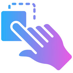 drag gradient fill icon