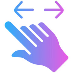 slide gradient fill icon