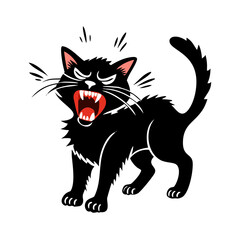 Obraz premium vector illustration of a tiger head