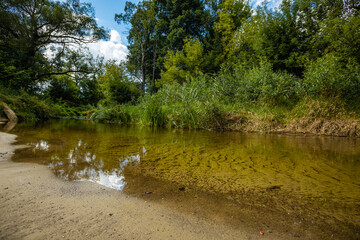 Plaża Kółko przy Kanale Mosińskim.  © fotozen