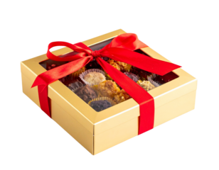 A Wheel of Wonders A Box of Chocolates Tied With a Velvety Bow, Transparent PNG