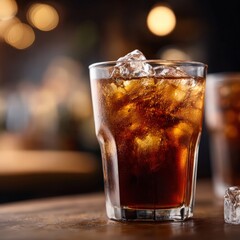Brewed black tea served chilled over ice