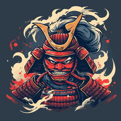 Japanese Samurai Design Very Cool	
