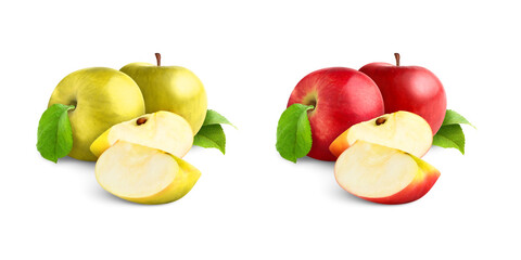 Apples Isolated on White Background
