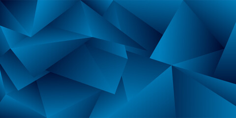 modern abstract polygon background in blue tones, perfect for design, wallpaper, and presentation.