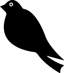 Bird icon.Modern trendy abstract fowl sparrow, dove pigeon figure illustration. Cute various simple contour birds songbird collection. Isolated wildlife sketch on white background. Art design.