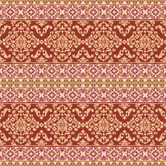 seamless damask pattern