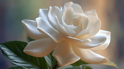 Fototapeta premium Close-up of a beautiful white flower
