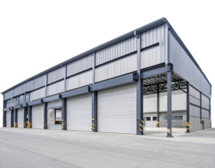 Warehouse-Style Industrial Building Exterio
