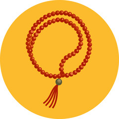  Islamic Prayer Tasbih Beads Vector