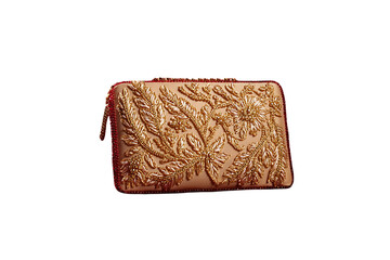 leather wallet isolated on white