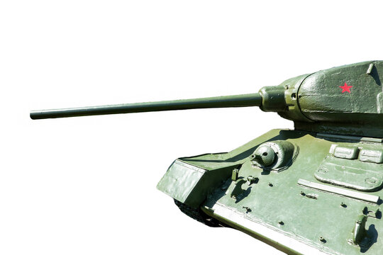 Battle tank T-34 from the time of the World War II