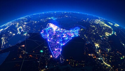 India night global view