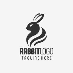 Fototapeta premium Contemporary Rabbit Mark Logo Design